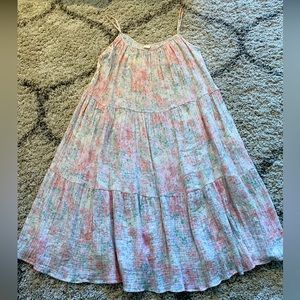 H&M Floral Flowy Lightweight Maxi Dress size XL